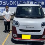 ７月２６日　高森町　M様　ムーヴ　キャンバス　納車♪